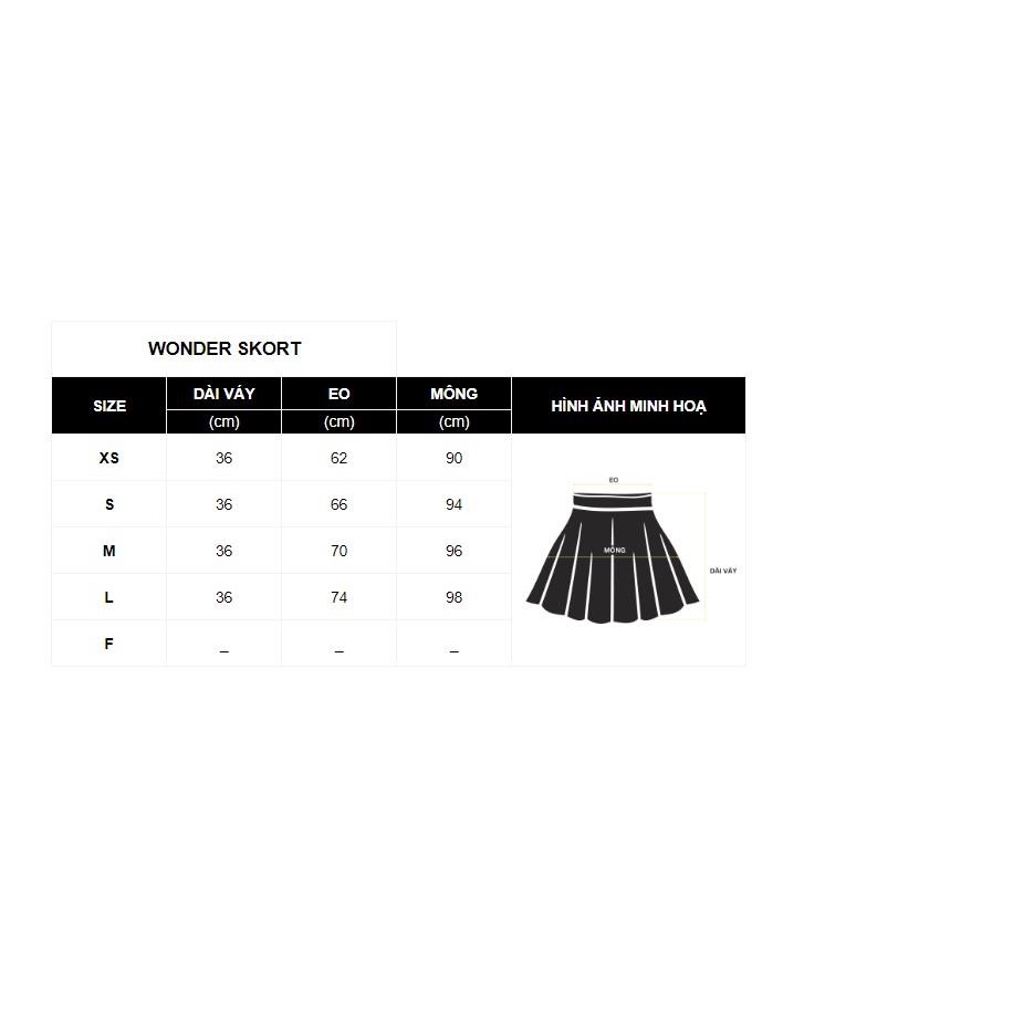 Váy Quần Wonder Skort