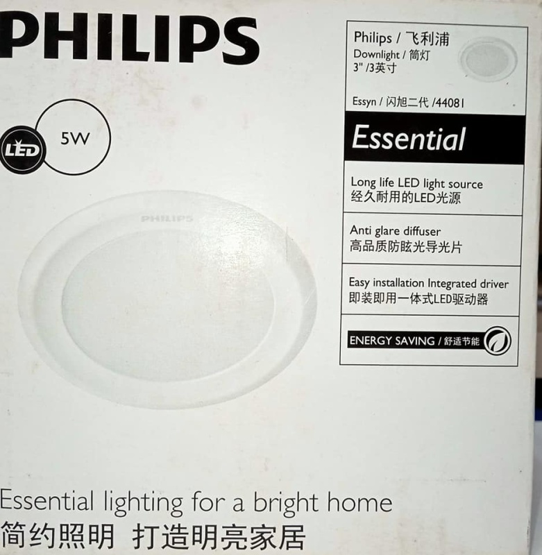 Đèn downlight âm trần Philips 44081 5W vàng,