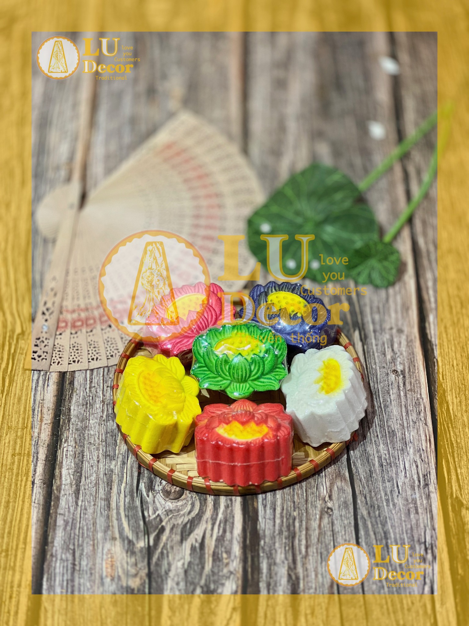 Oản rustic, oản coarse flower lotus Lu