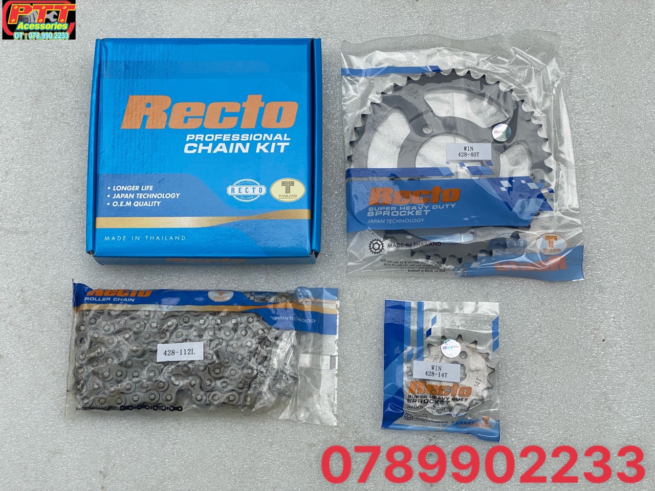 BỘ SÊN - NHÔNG - DĨA RECTO DÀNH CHO XE WIN 100