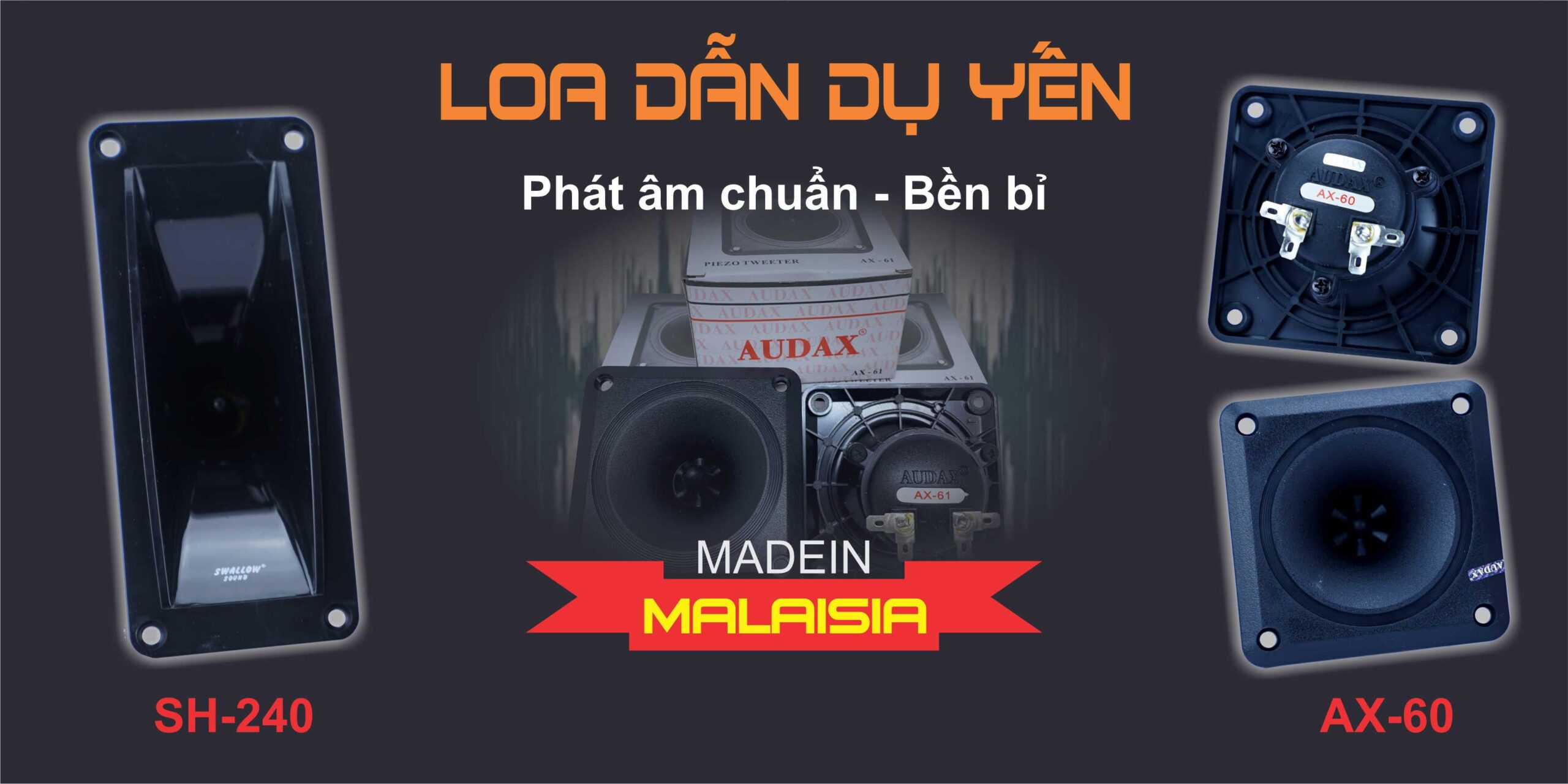 [GÍA TỐT] Loa SH 240 - Loa dẫn dụ chim yến