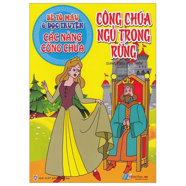 Fahasa - Bé Tô Màu & Đọc Truyện Các Nàng Công Chúa - Công Chúa Ngủ Trong Rừng