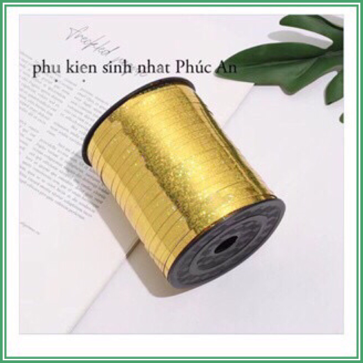 Cuộn ruy băng 200m cột bóng trang trí bóng