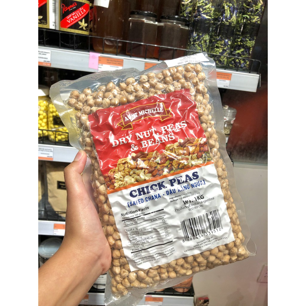 Đậu Gà Tươi Nguyên Chất - Hạt Dinh Dưỡng, Nấu Ăn, Hầm Súp, Làm Salad, Làm Bánh - CHICKPEA The Nuts Valley