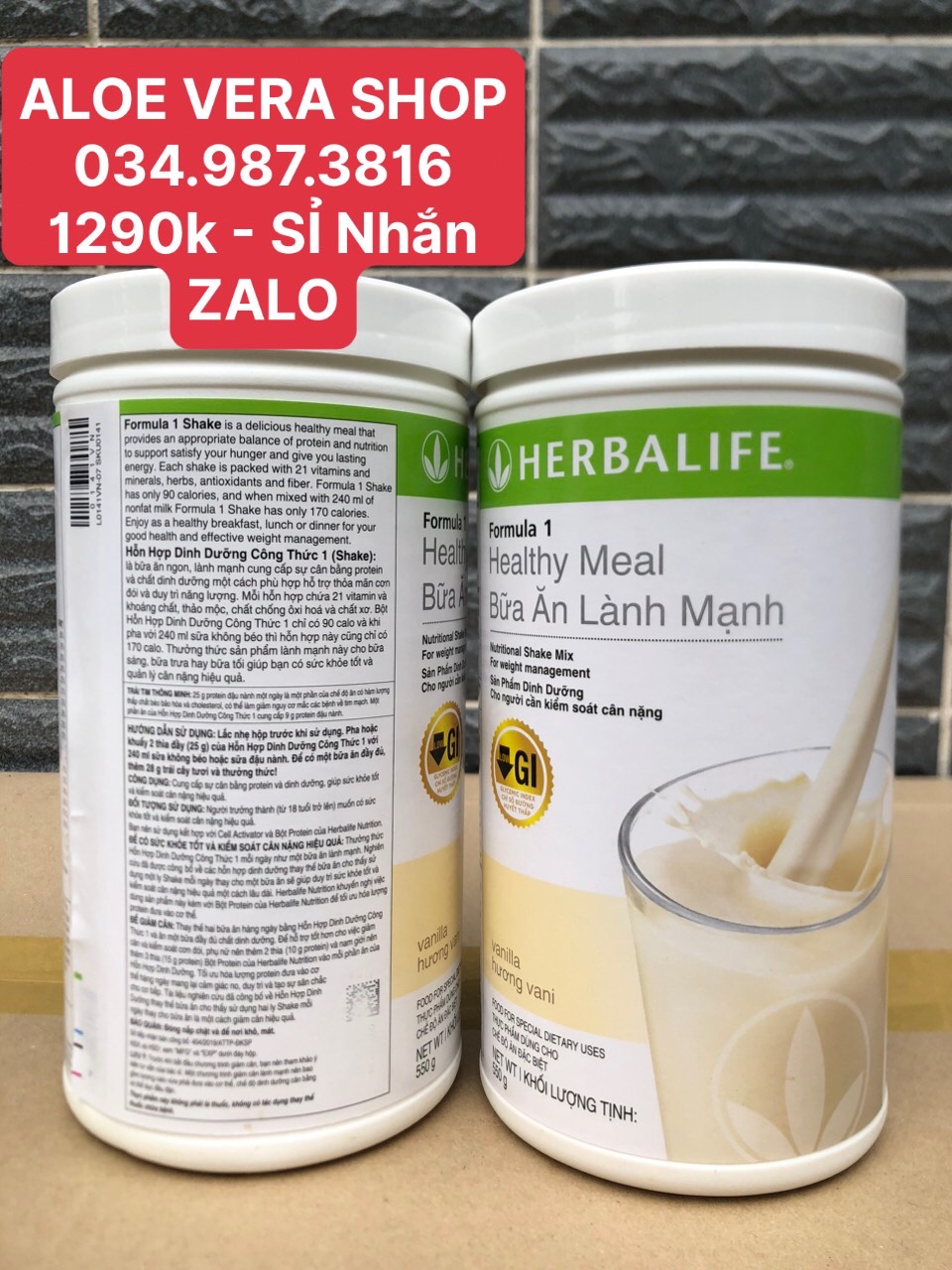 (1174k) Combo 2 Hộp Bột  Bữa ăn Lành Mạnh Vị Vani
