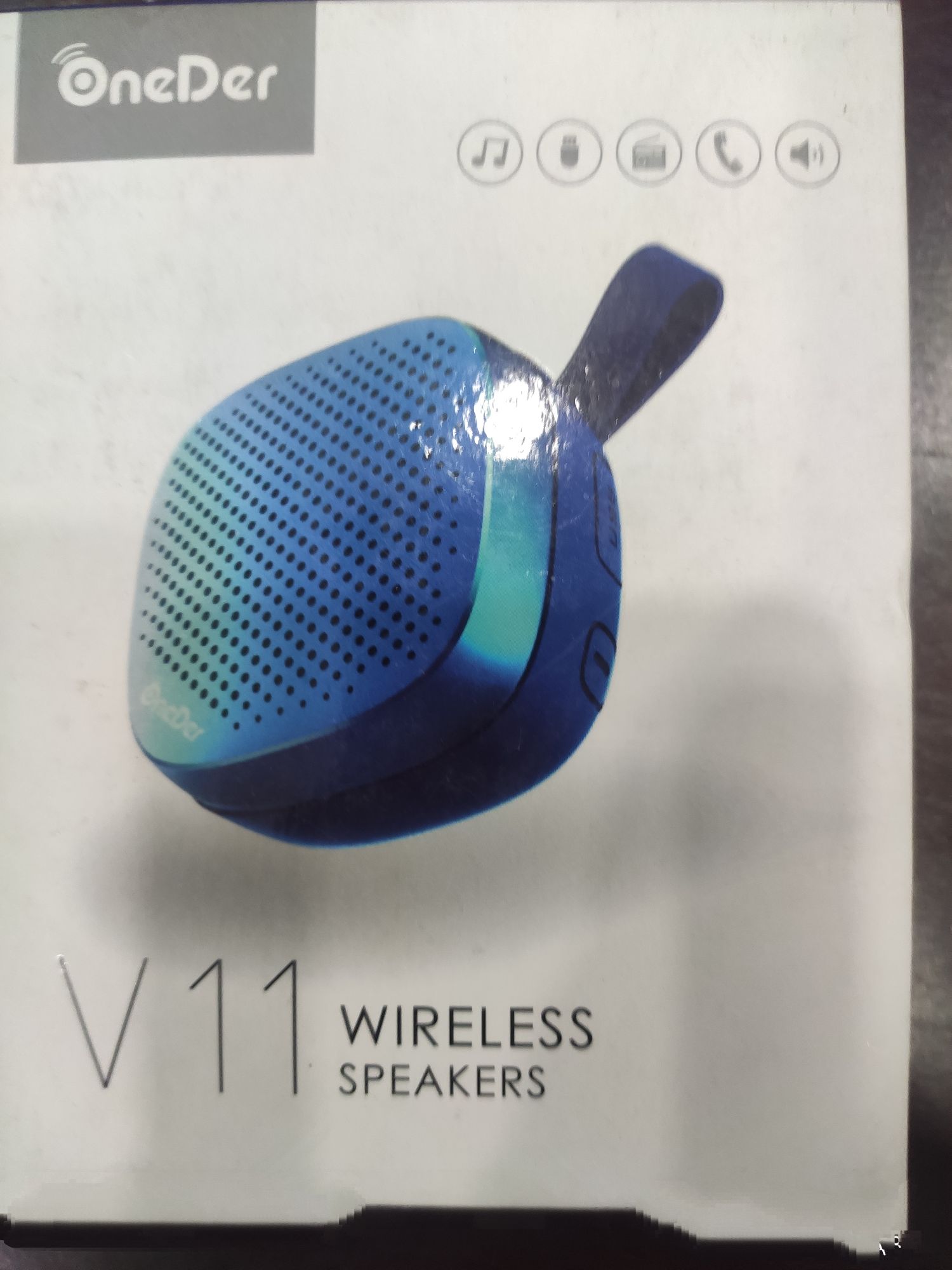[HCM]Loa bluetooth mini OneDer V11 pin lên đến 8h - kèm móc đeo