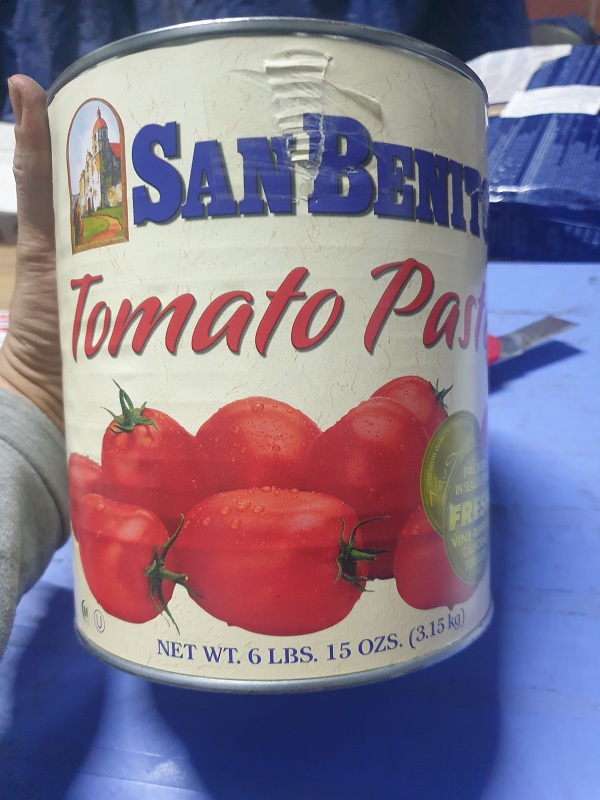 Cà chua băm đóng hộp San Benito Tomato Paste 3,15kg lon nhập khẩu Italia