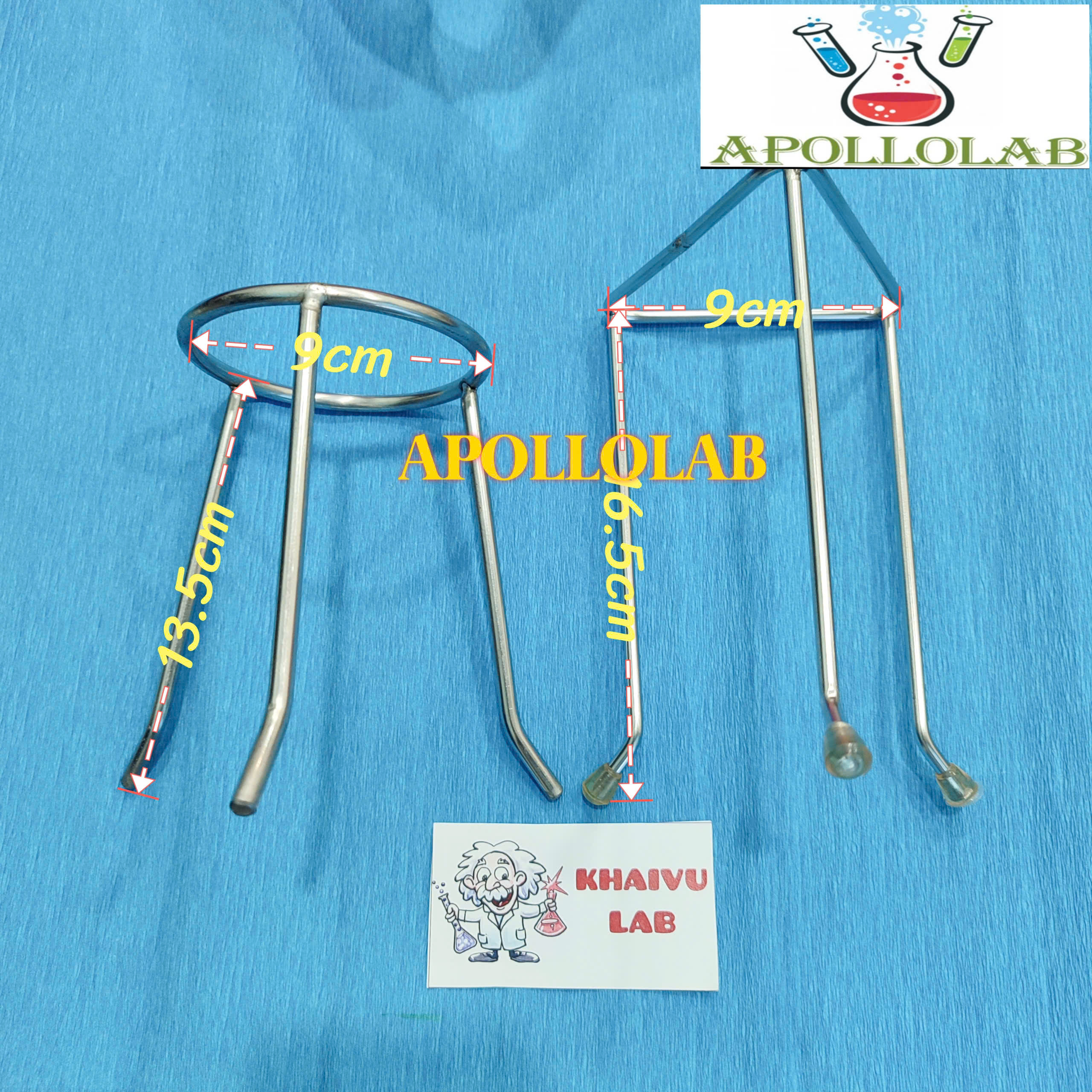 [HCM][HÀNG INOX] Kiềng nung 3 chân (dùng với đèn cồn để đốt)
