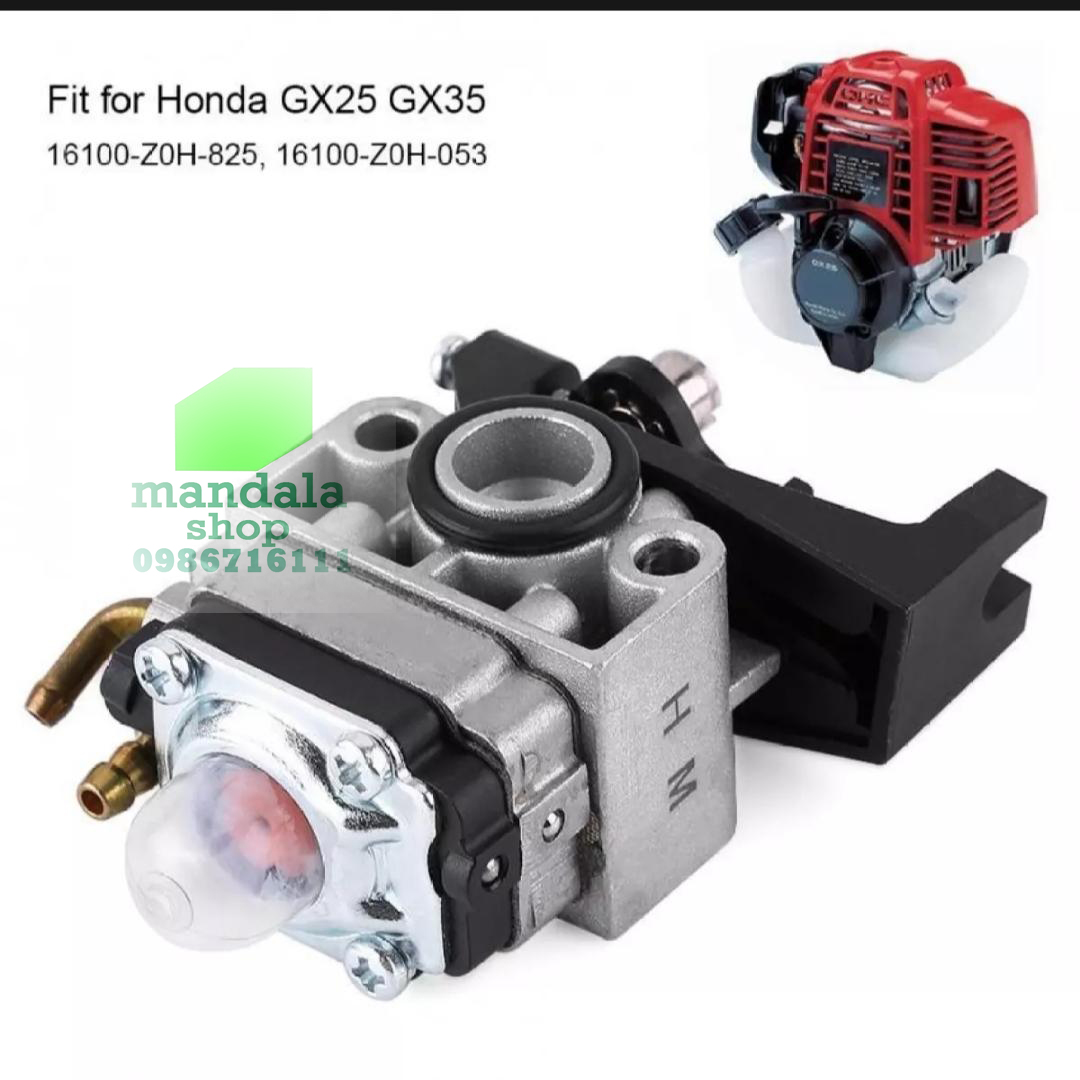 Chế hòa khí -  bình xăng con máy cắt cỏ 4 thì Gx35, Gx25