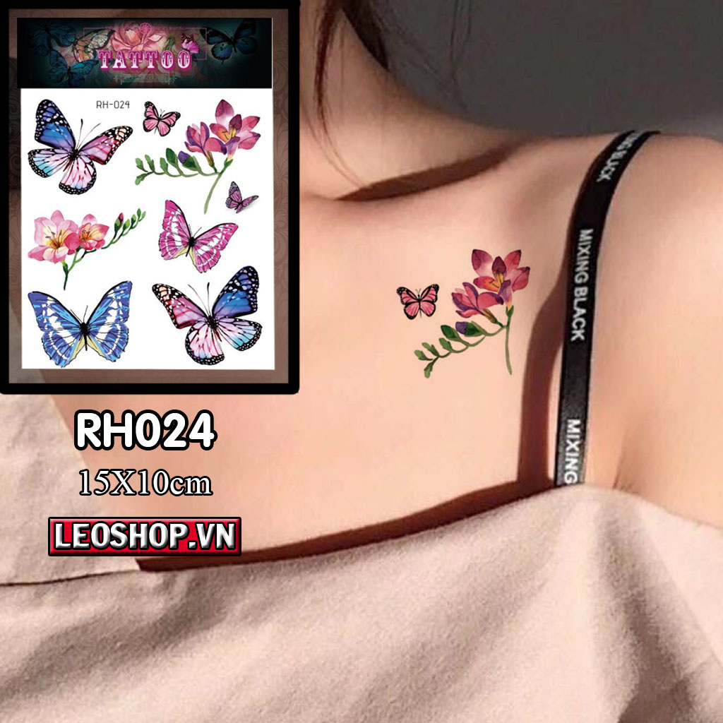 Hình xăm dán nhỡ bướm