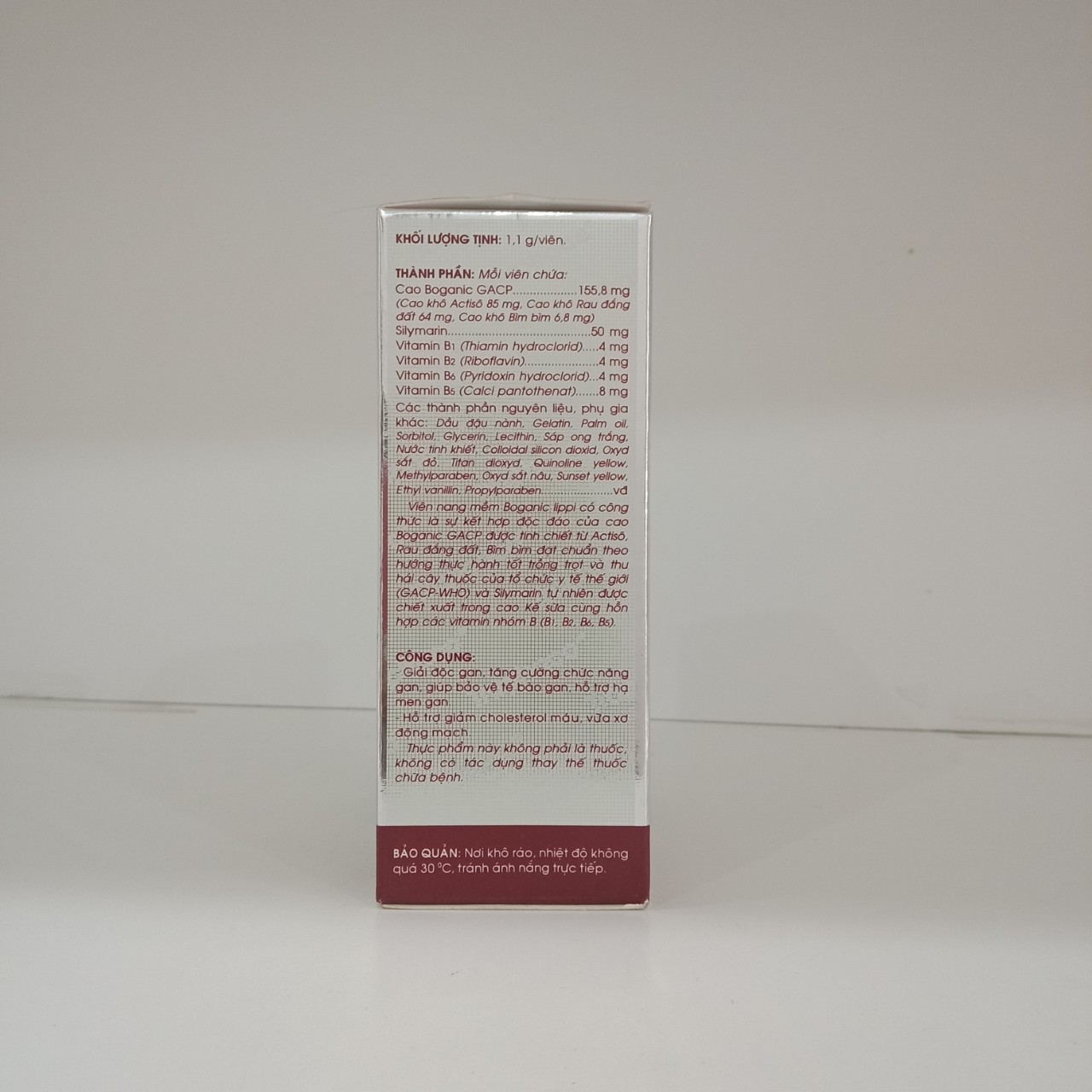 BOGANIC Lippi giải độc gan hạ men gan