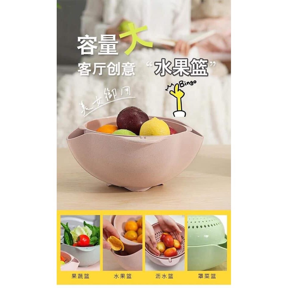 Rổ xoay lúa mạch 2in1 HOT SALE
