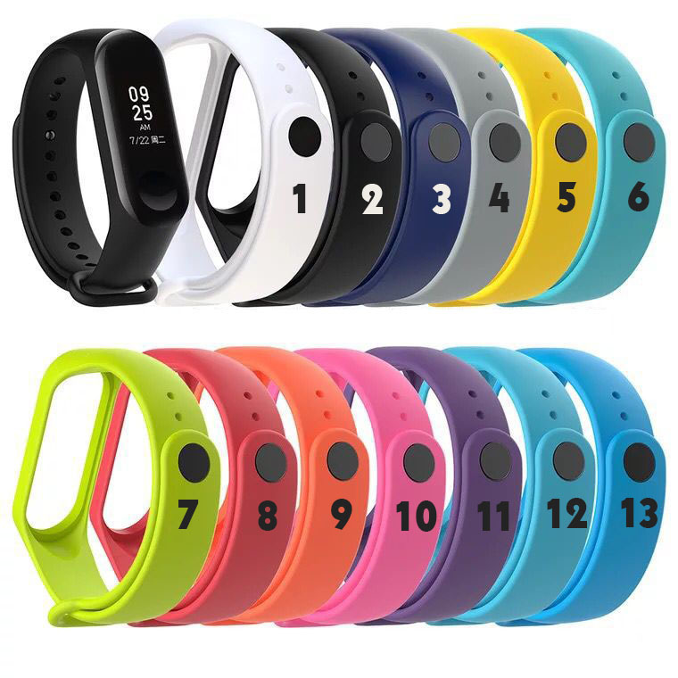 [Mi band 4] Dây thay silicone cho Miband 3, Miband 4