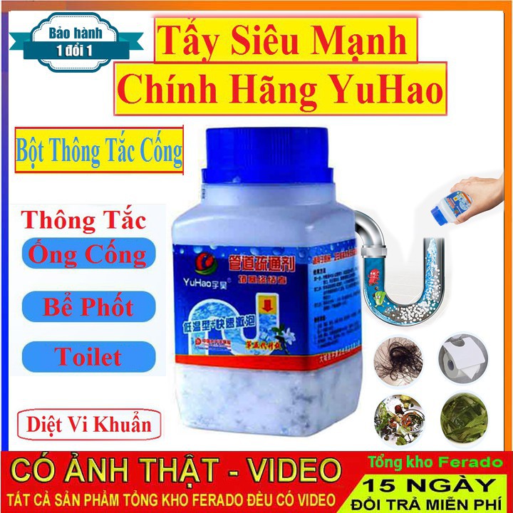 Bột Thông Ống Nước Siêu Mạnh