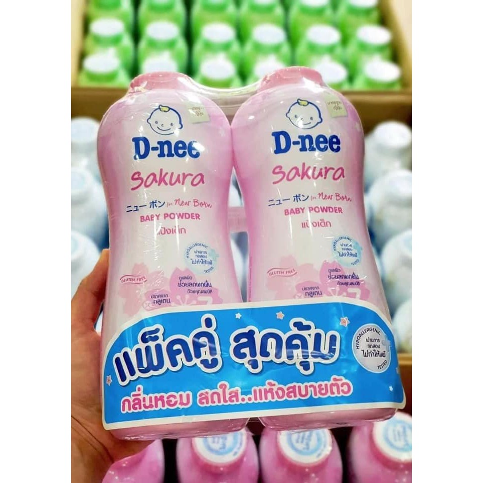 Phấn Rôm Em Bé Dnee Thái Lan D-nee Baby Powder 380g