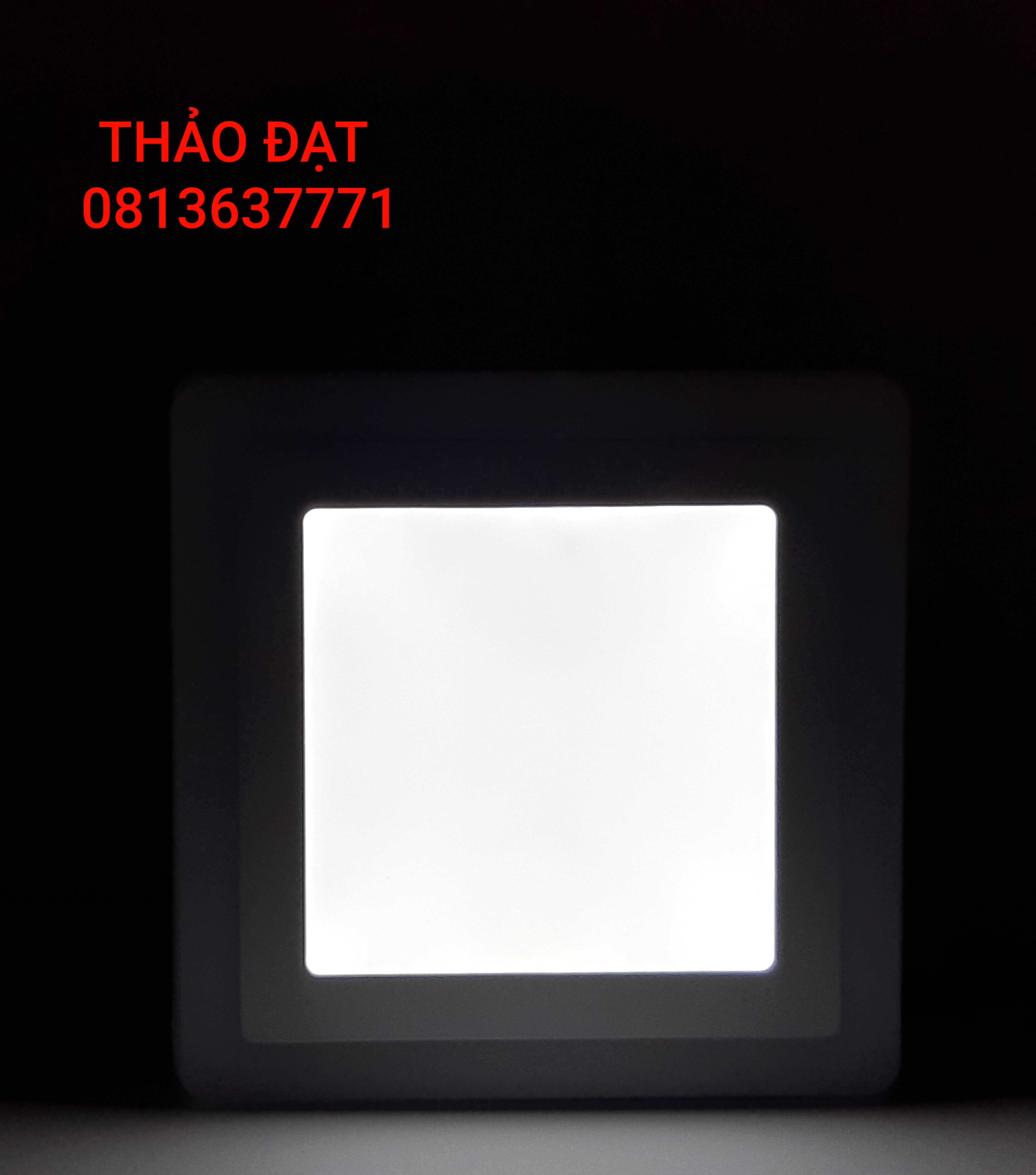ĐÈN LED ỐP + ÂM TRẦN  - 3 CHẾ ĐỘ MÀU 12W+4W