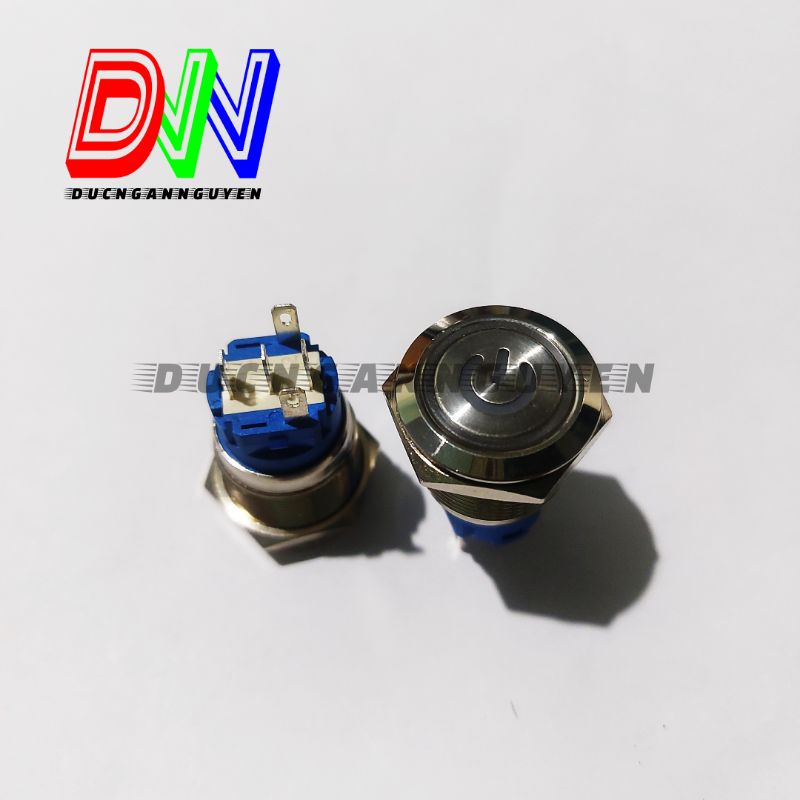 Nút nhấn tự giữ 22mm 5 chân 1NO 1NC