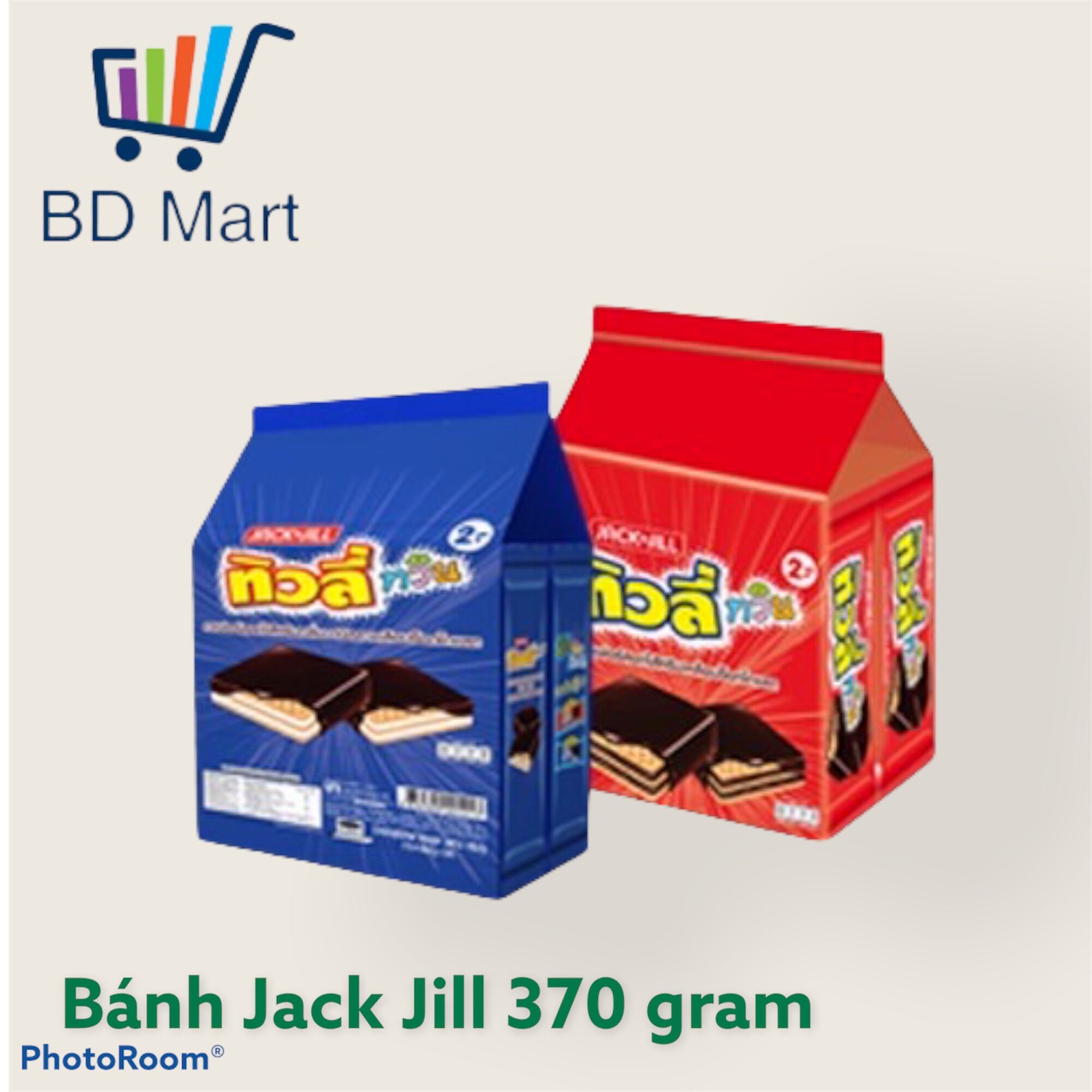 BÁNH XỐP KEM SOCOLA / VANI TIVOLI THÁI LAN GÓI 240GR- 20232