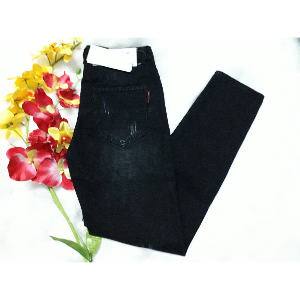 [HCM]QUẦN JEAN NAM ĐEN MỜ XÁM 184