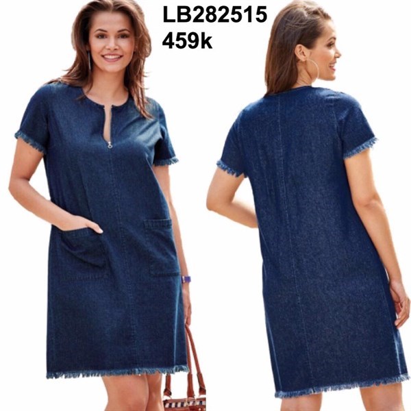 Đầm jean suông big size 55- 110kg