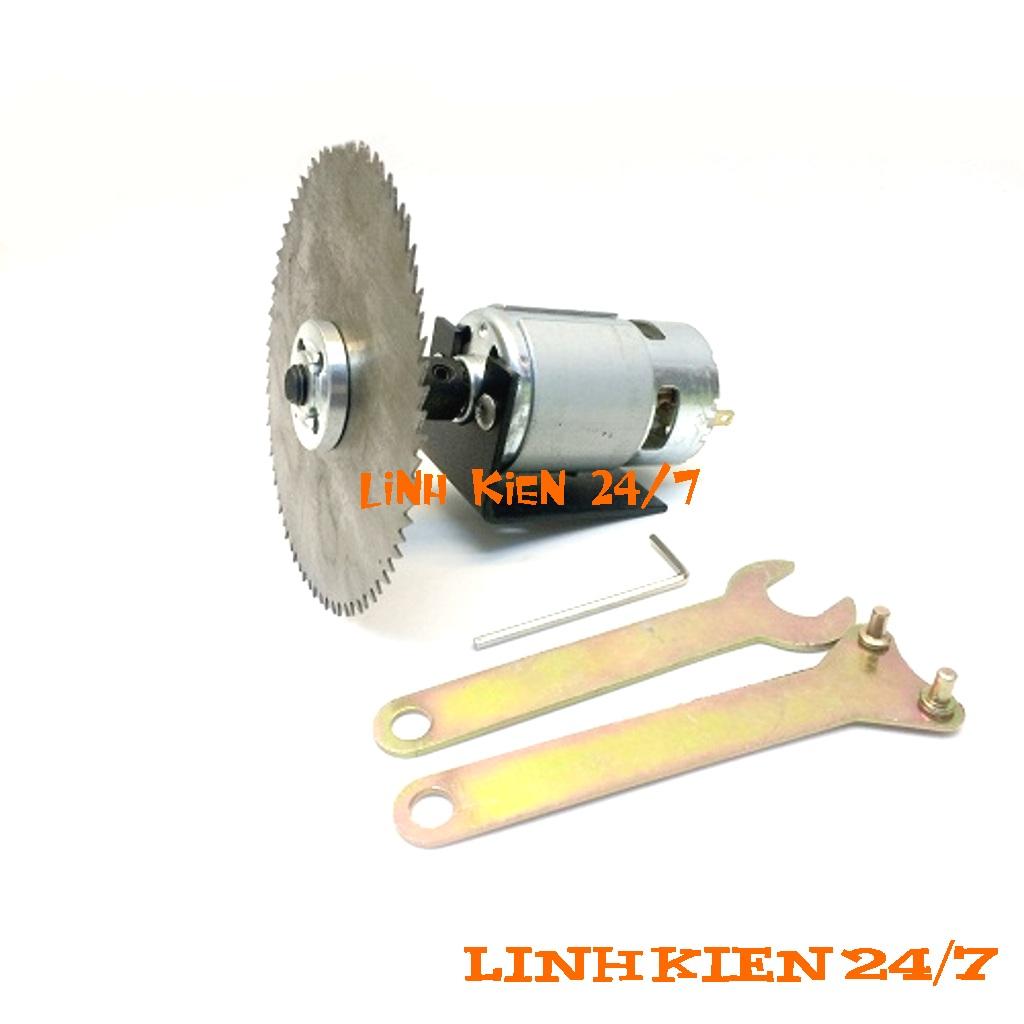 ĐỘNG CƠ DC RS775-100W TRỤC TRÒN DC 12V-24V