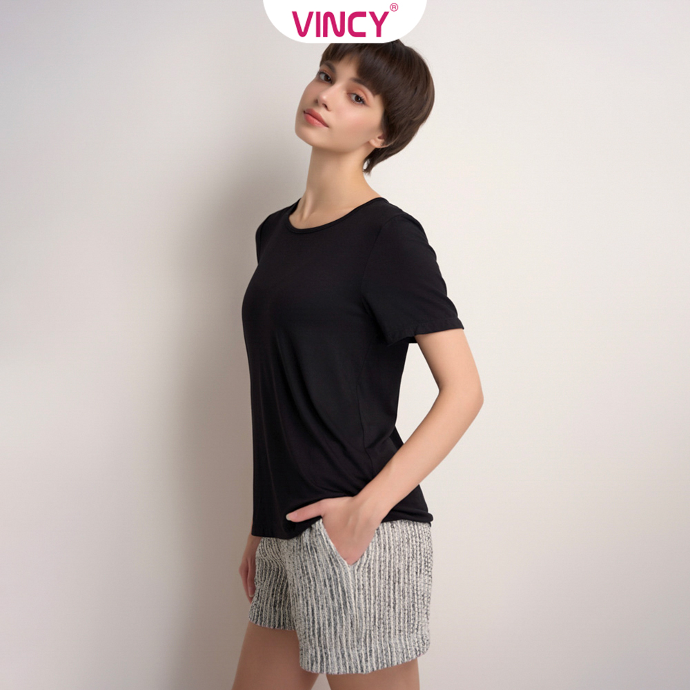 [Mua 3 giảm 20%, mua 2 giảm 15%]Bộ Đồ Short Thun Nữ Vincy BST120W31