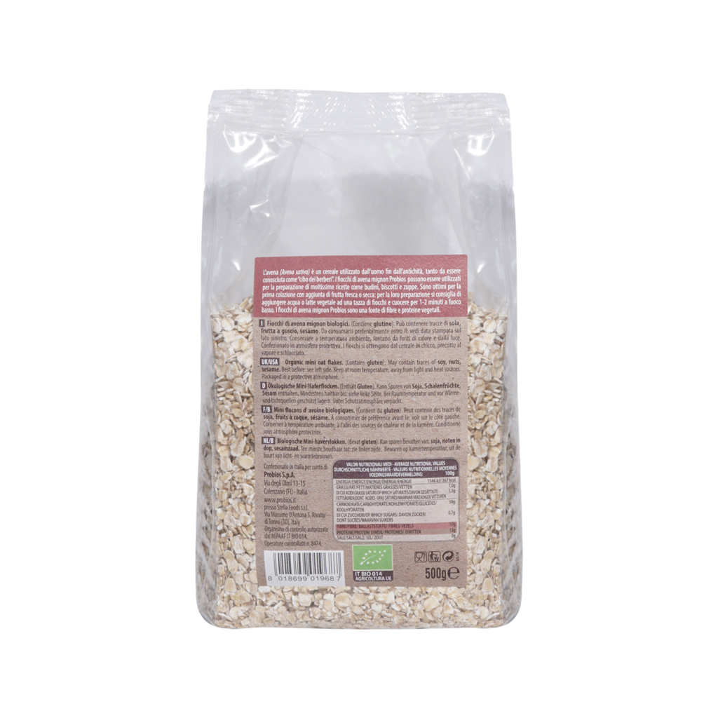 Yến mạch hữu cơ cán mỏng ProBios 500g