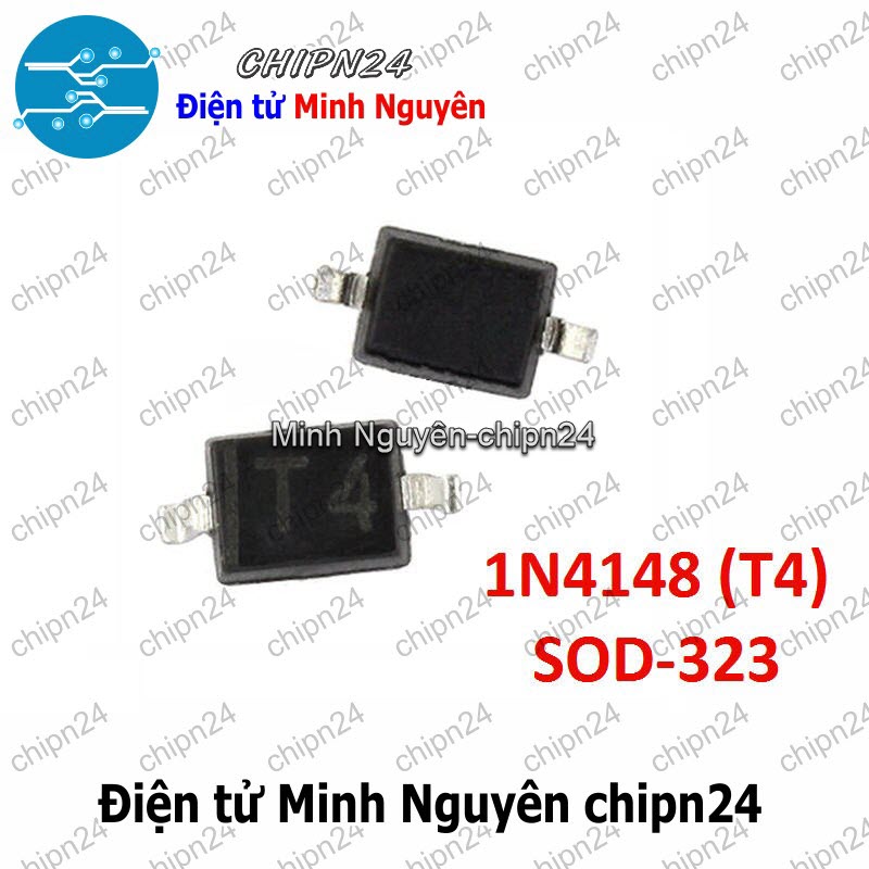 [25 con] (G4.1) Diode Dán 1N4148 [T4] [SOD-323] (SMD) (4148) [Diode xung] - HH003243