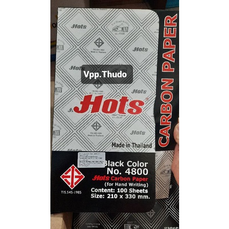 100 tờ giấy than Thái Host 4800 màu xanh,màu đen ( Made in Thailand)