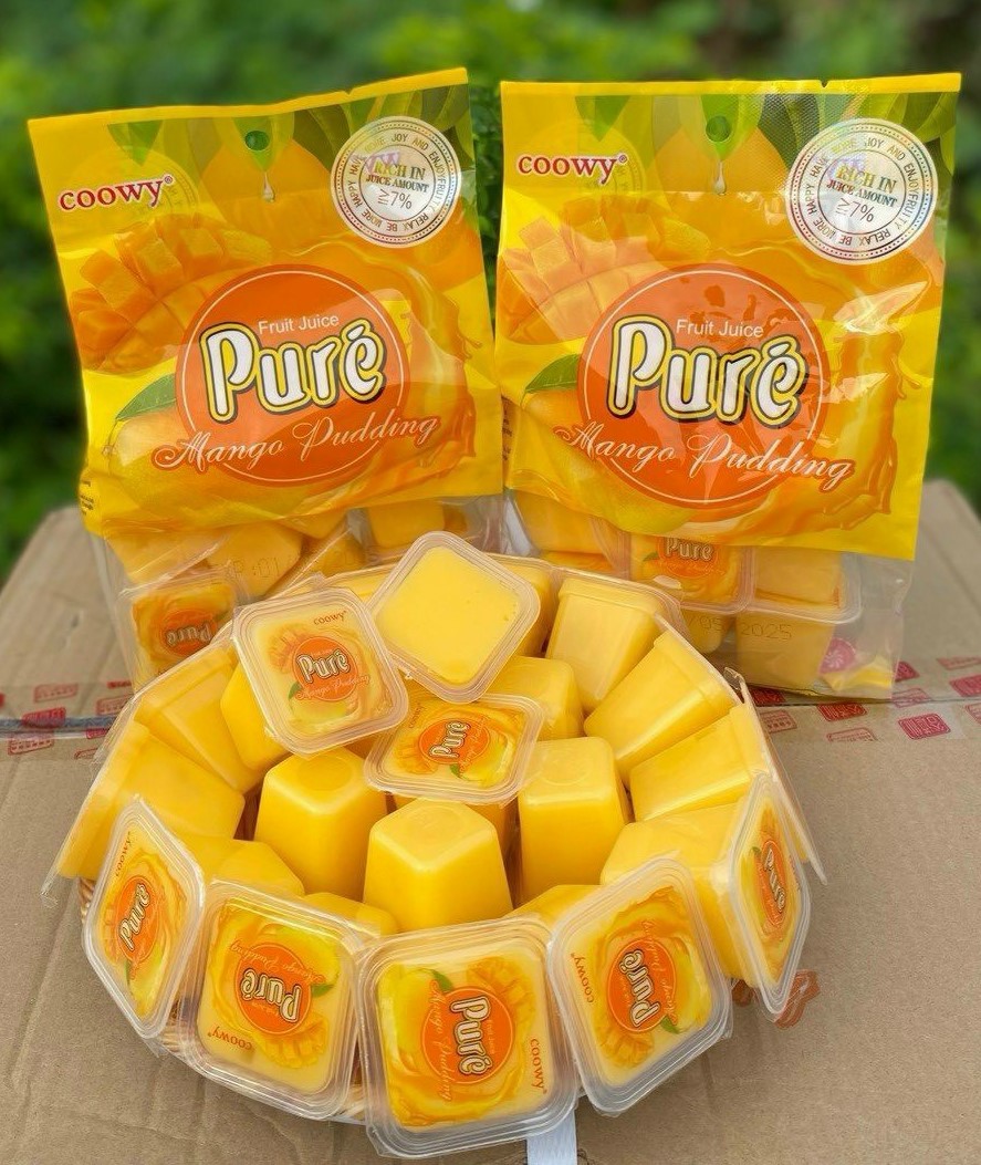 [ Gói 405G ] Thạch Pudding Xoài COOWY Pure [MANGO PUDDING] [ SIÊU NGON ] [HOT HOT]