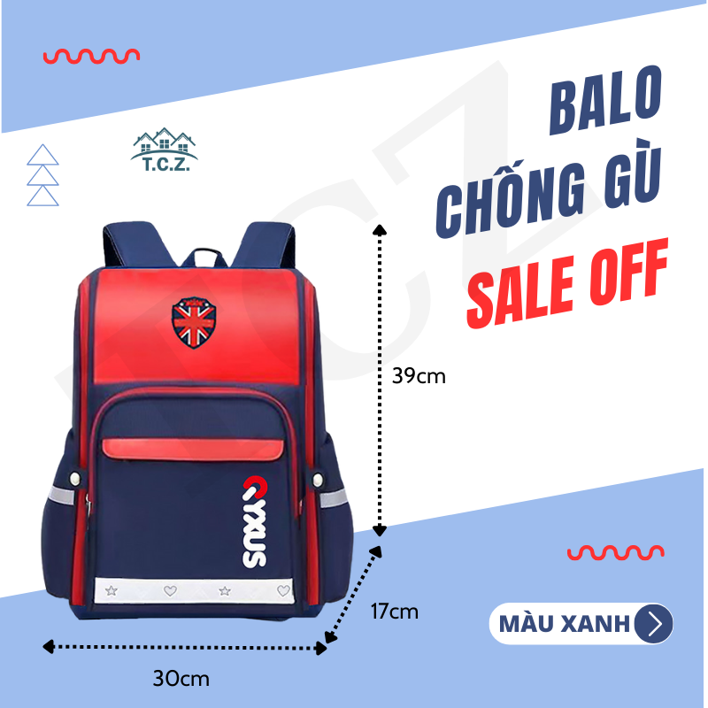 Balo học sinh kiểu Nhật mẫu mới, thích hợp làm balo học sinh trước khi đến trường, chống thấm nước, chống gù lưng, dung tích balo lớn cặp cho học sinh cấp 1 balo học sinh cấp 2 balo cho bé đi học cấp 1