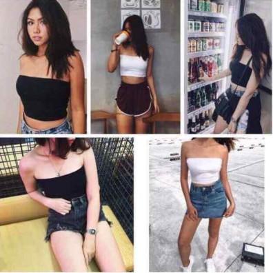 Áo ống trơn (2 màu đen hoặc trắng)
