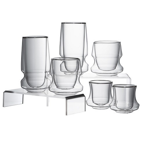 Cặp ly thủy tinh NotNeutral Ciclone Demitasse cà phê 2 lớp