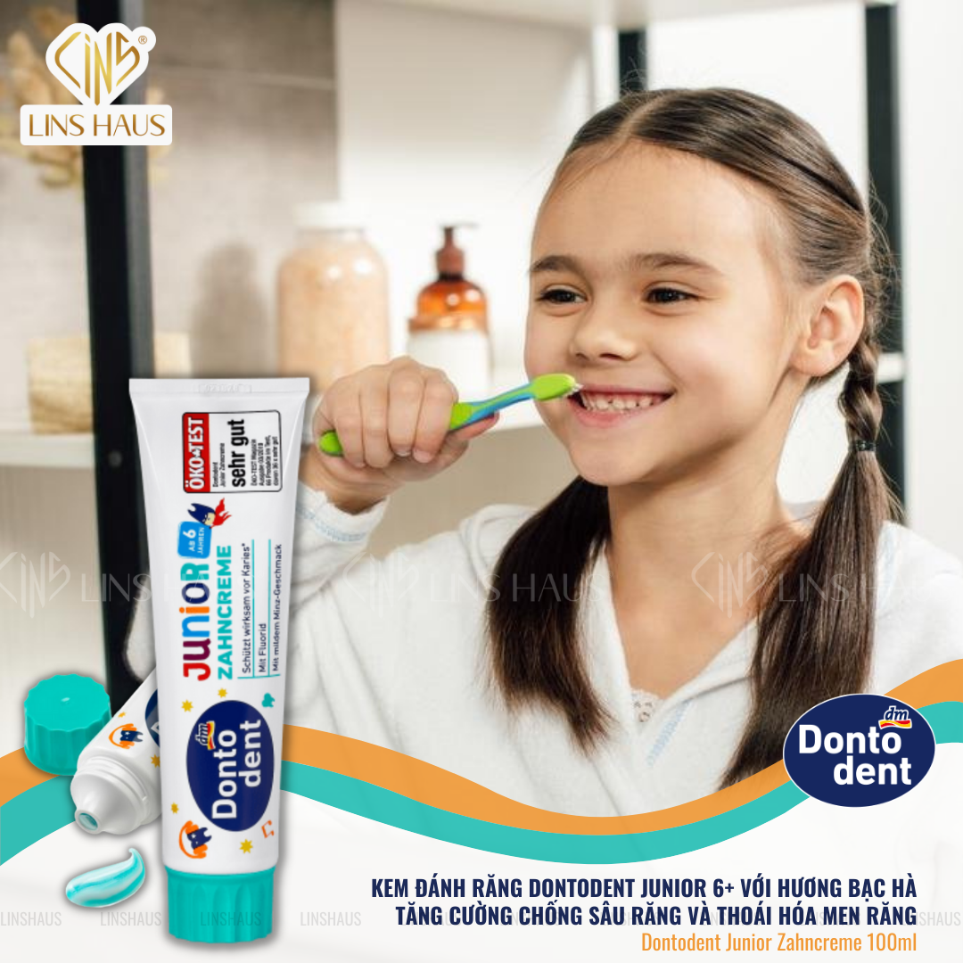 Kem Đánh Răng Dontodent Junior LinsHaus