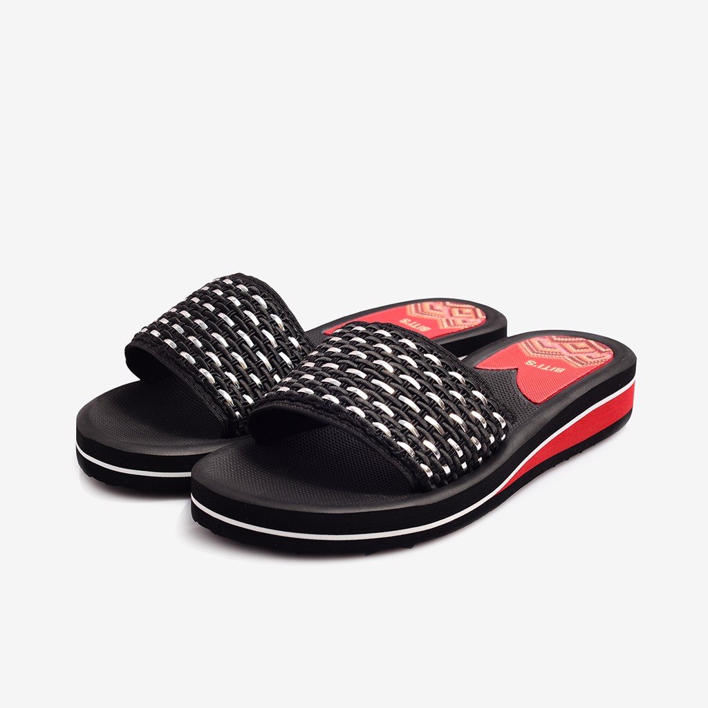 [Hoàn Xu] [SALE GIẢM SỐC] DÉP LÊ QUAI NGANG NỮ BITI'S ĐẾ XỐP SIÊU NHẸ SXW105900 (ĐEN + ĐỎ + NÂU) - BITIS