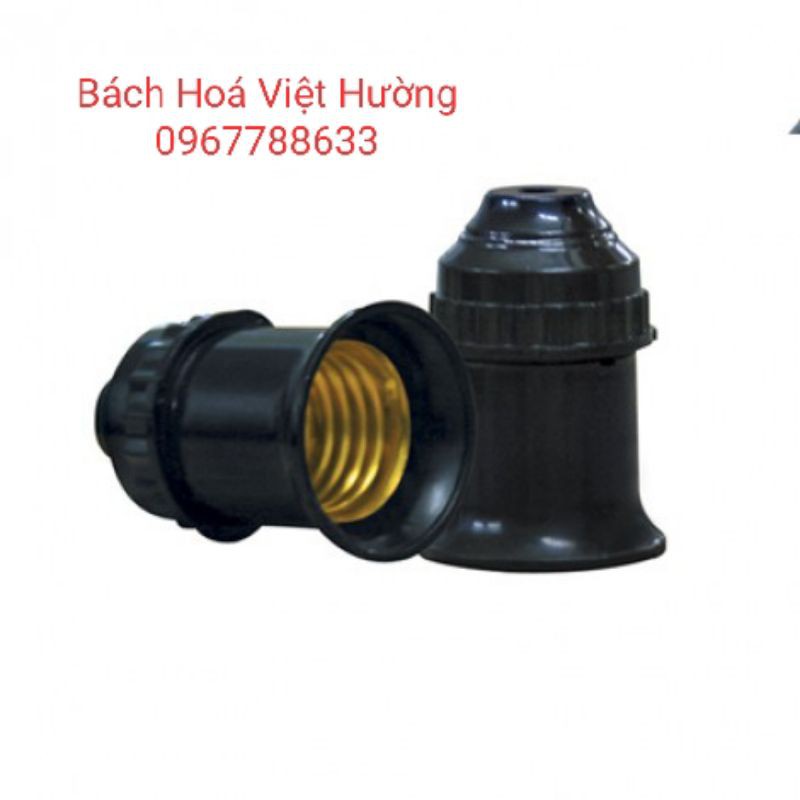 Đui đèn xoáy E27 đui treo tường ( giao màu ngẫu nhiên)