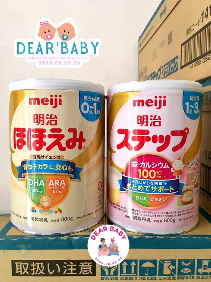 Sữa bột Meiji nội địa Nhật Bản (số 0 và 9)