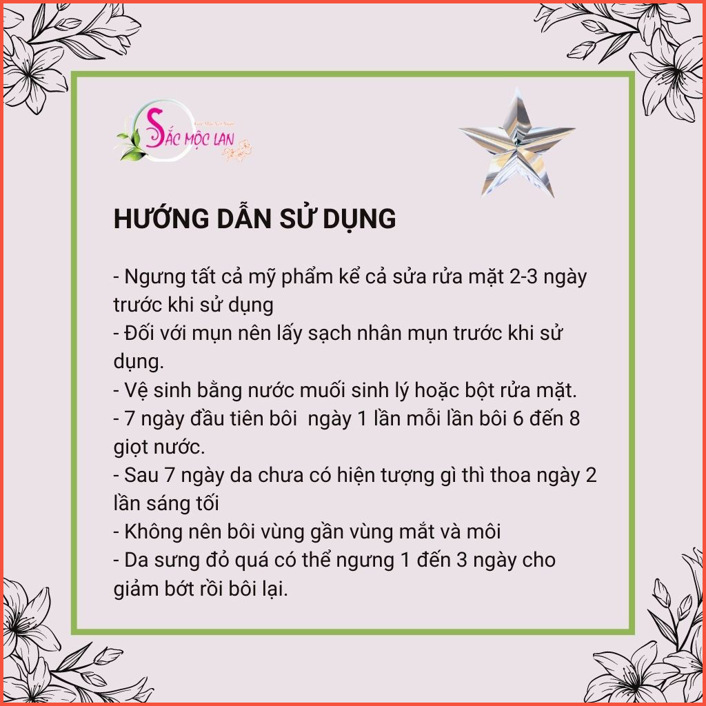 Sắc Mộc Lan, đánh bay MỤN THÂM, vô cùng hiệu quả