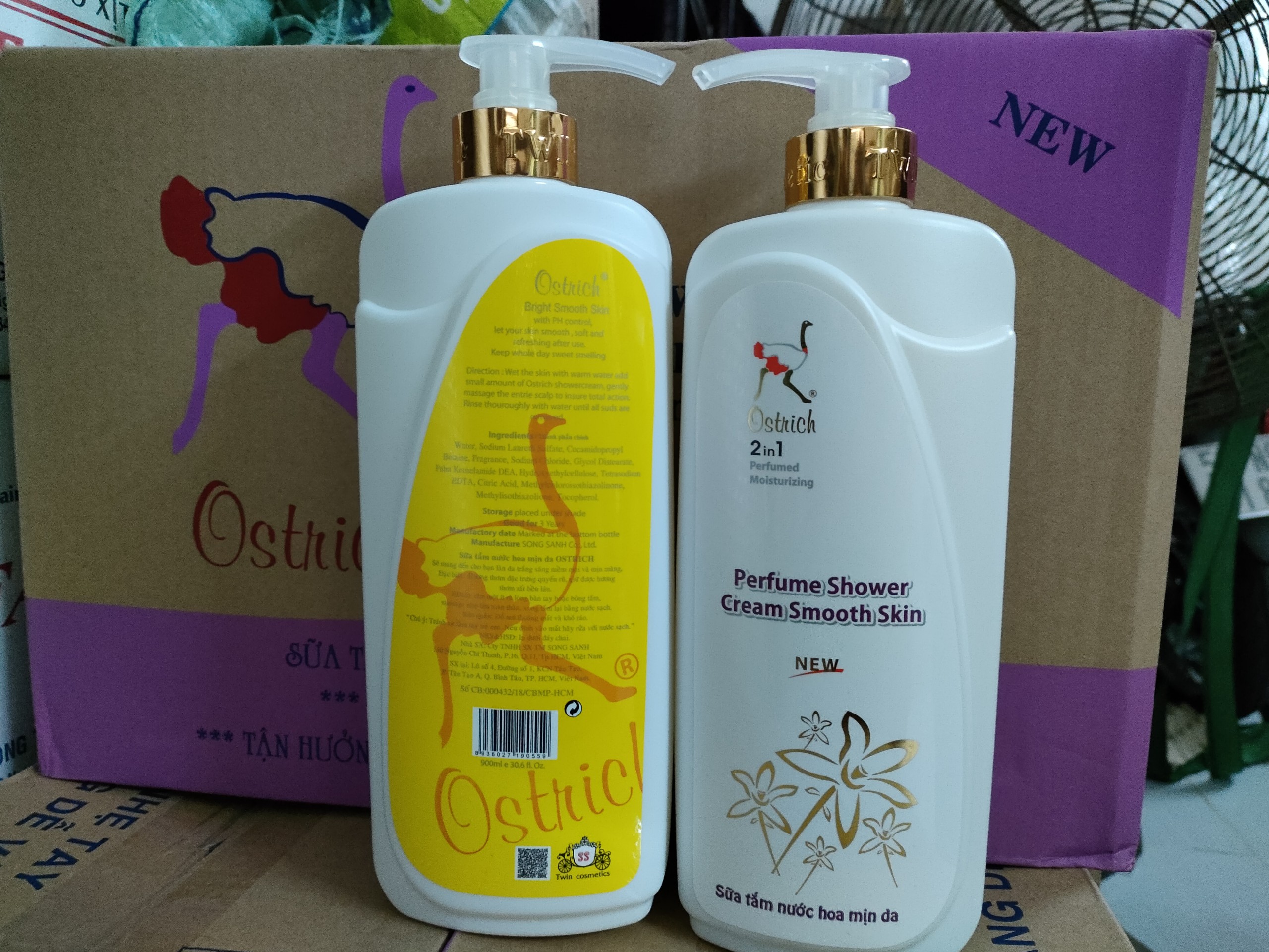 Sữa tắm đà điểu Ostrich 900ml