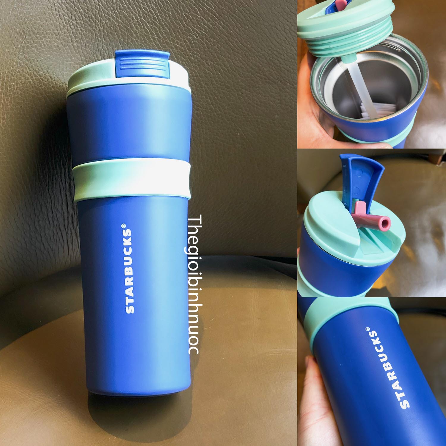 Bình Giữ Nhiệt Starbucks Nắp Bật 473ML B446