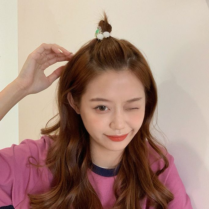 [LIN] Kẹp Tóc Kẹp Mái Hình Cherry Dễ Thương