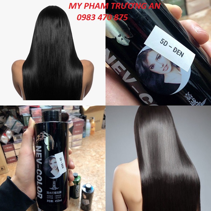 Thuốc nhuộm phủ bóng 5D màu đen 450ml