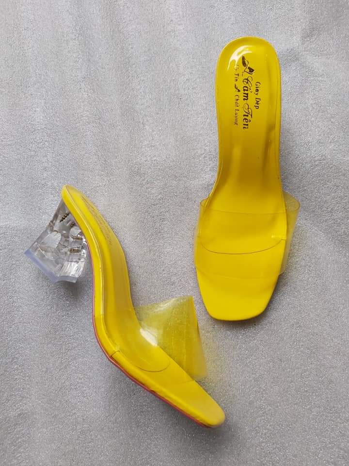 Dép nữ màu vàng size 33 đến 44