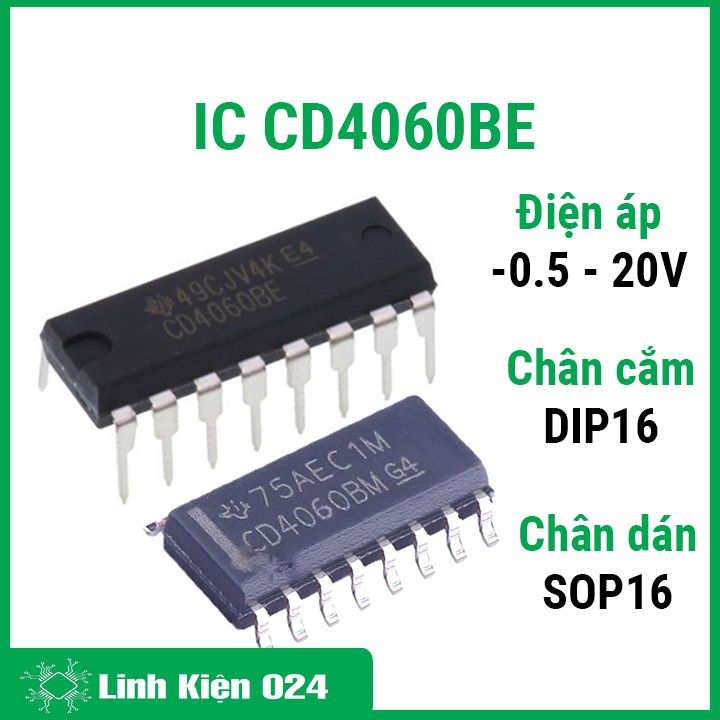 IC chức năng CD4060BE DIP16/SOP16