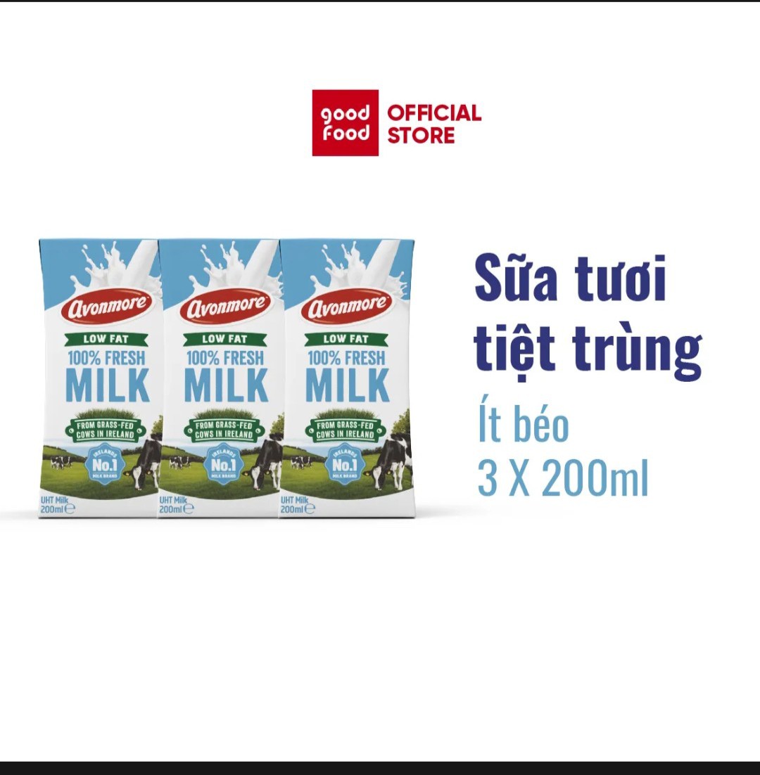 Sữa tươi AVONMORE thùng 24 hộp 200ml