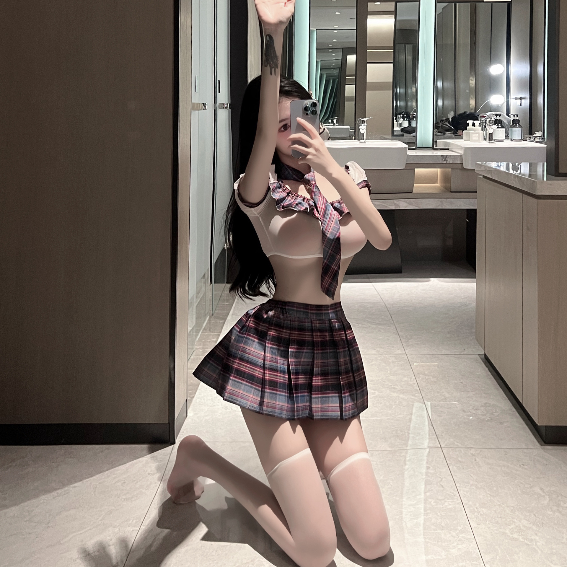 Bộ Váy Cosplay Học Sinh Gợi Cảm