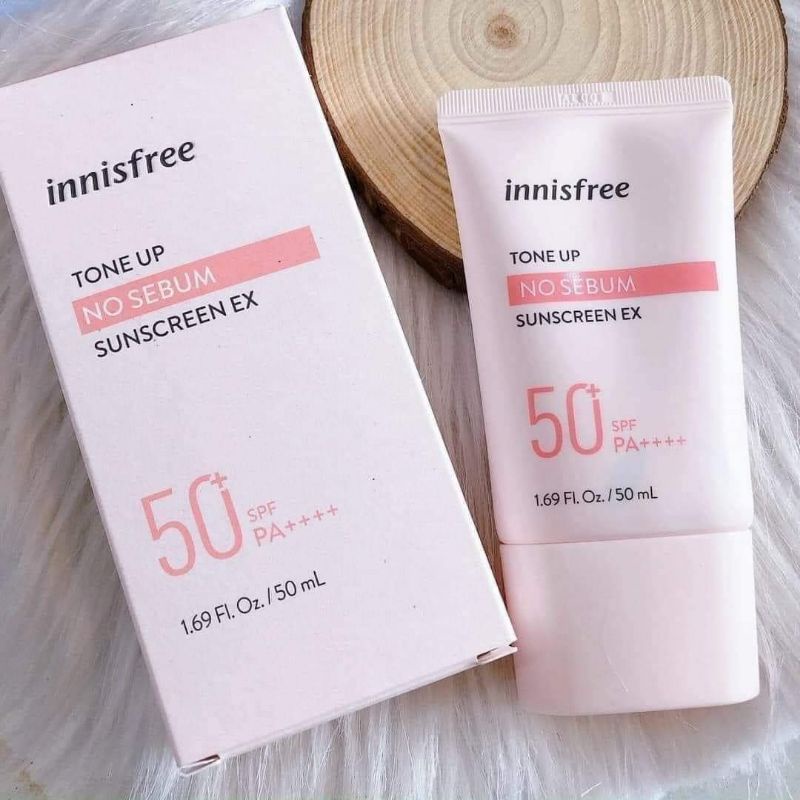 Kem chống nắng Innisfree Sunscreen SPF50+ PA++++ Tone up No Sebum / Long Lasting  Hàn Quốc