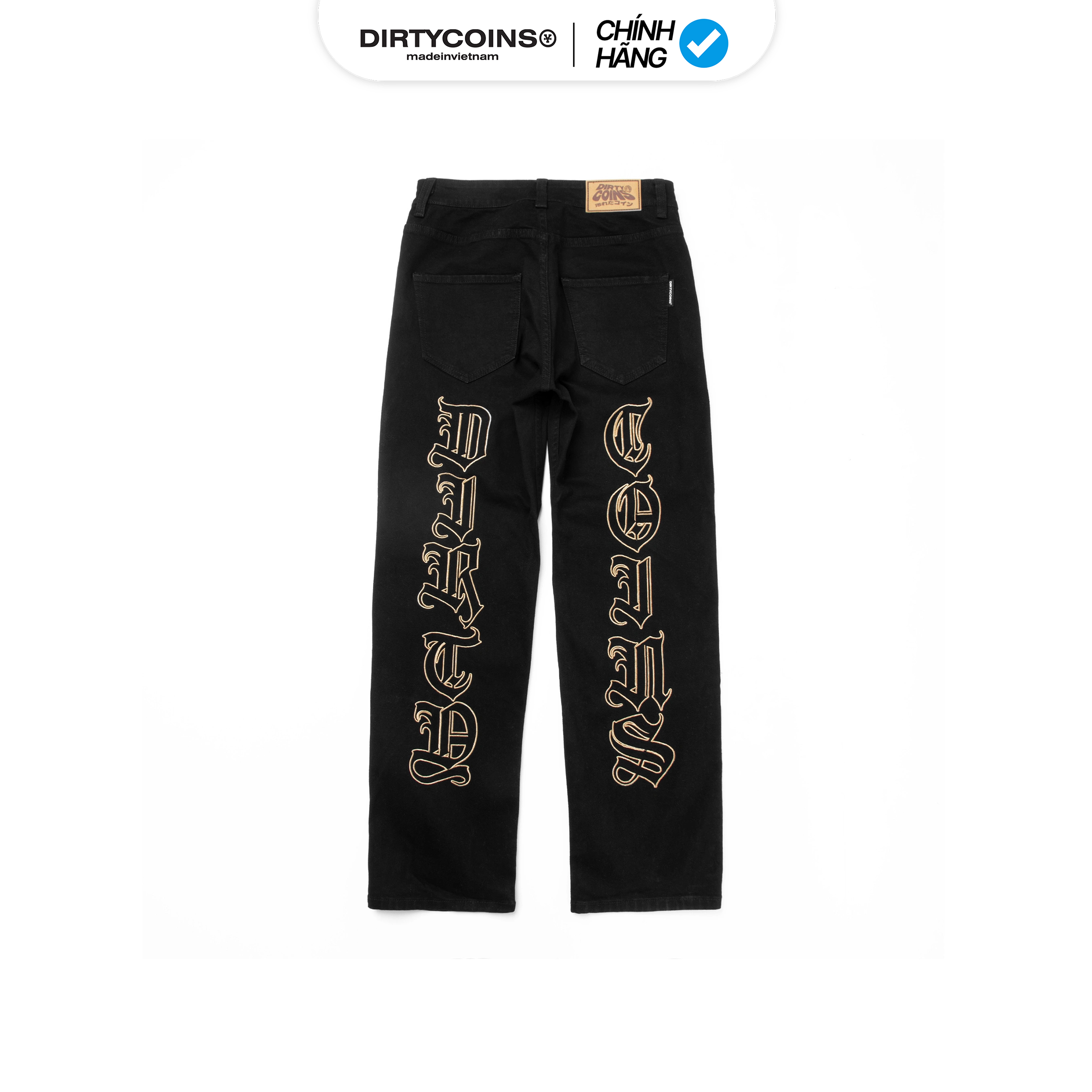 Quần DirtyCoins Gothic Jeans - Black