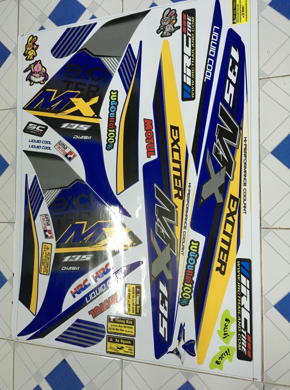 [HCM]TEM EX 11 PHIÊN BẢN MX TẶNG SÉT TEM LOGO