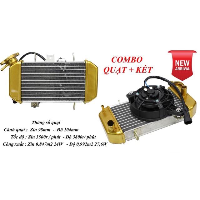 Combo Hiệu Quả Để Giảm Nhiệt Độ Xe , Quạt Và Két Nước Độ Cho Exciter Và Winner Sonic